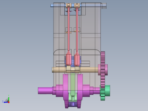 马达压缩结构右视缩略图