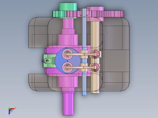 马达压缩结构俯视缩略图
