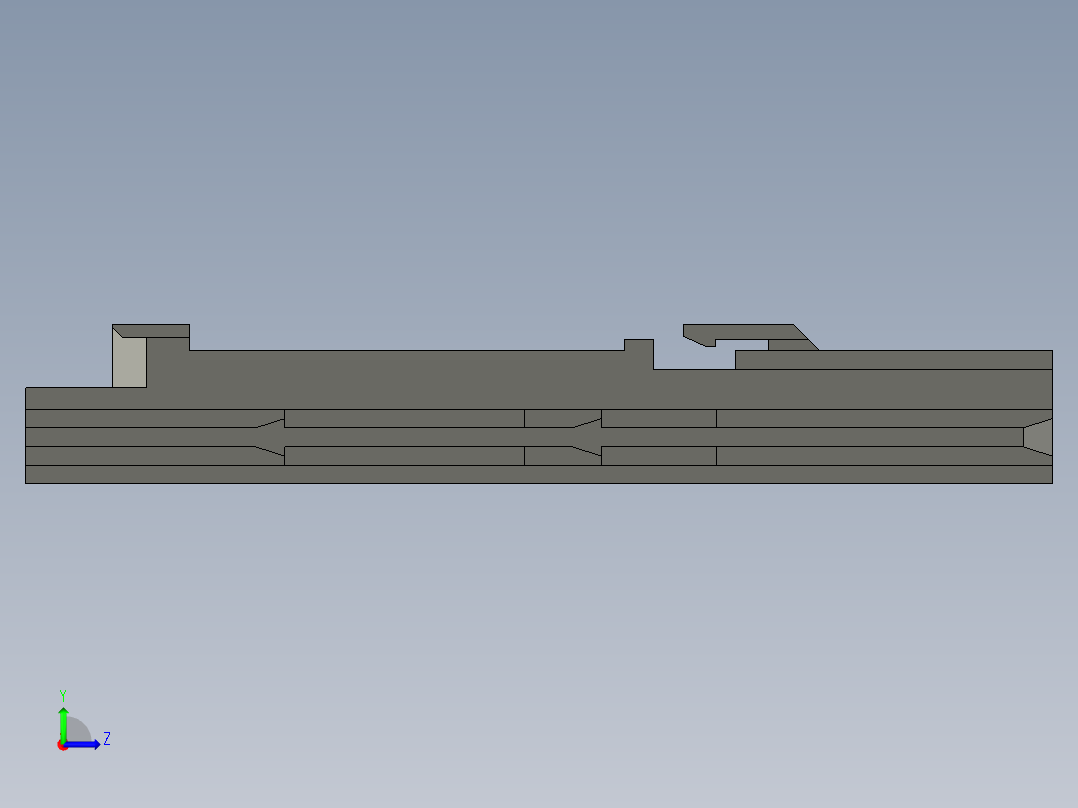cdtv pcb导轨12左视图