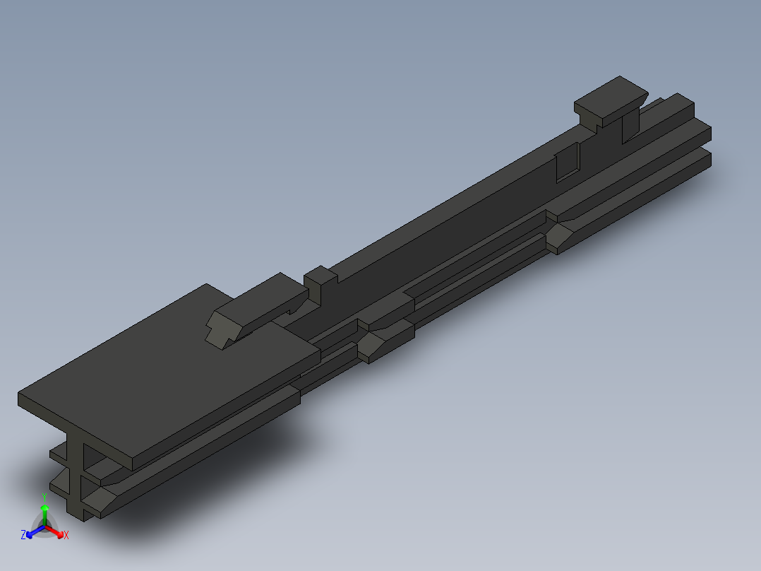 cdtv pcb导轨12正等轴测图