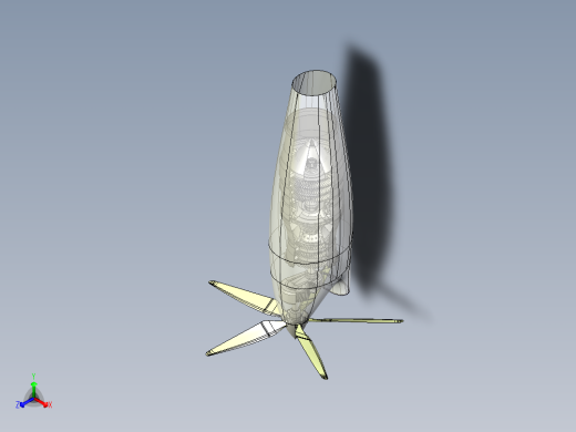 涡喷涡轮喷气涡轴涡轮轴发动机 CATIA STP正等轴测缩略图