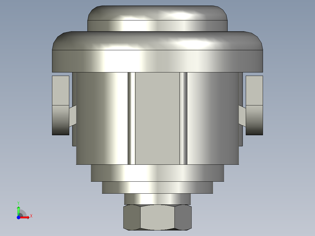 镜向门锁开孔尺寸63x24前视图
