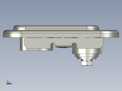 镜向门锁开孔尺寸63x24左视缩略图