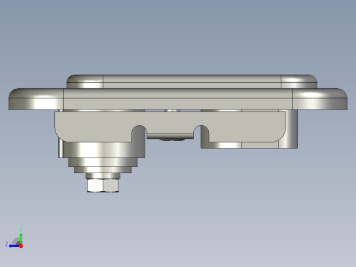 镜向门锁开孔尺寸63x24右视缩略图