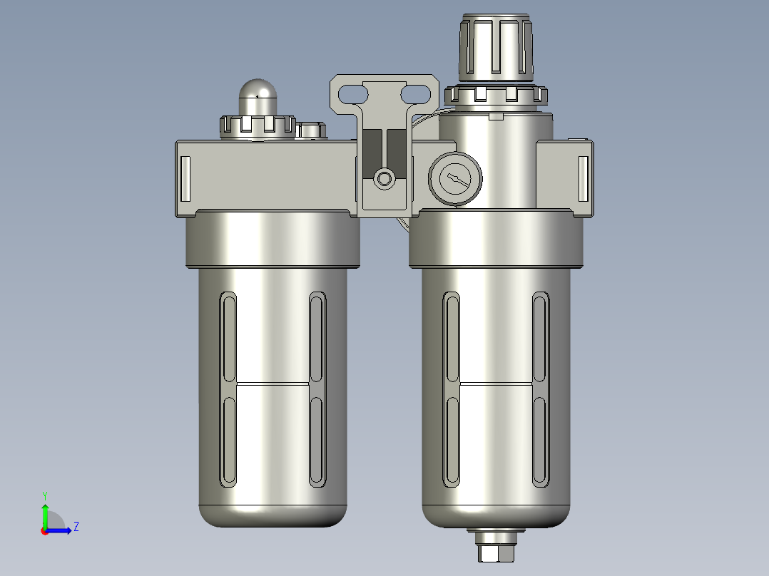 网线接口自动压合设备设计-BFC2000左视图