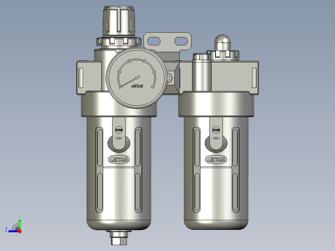 网线接口自动压合设备设计-BFC2000右视图