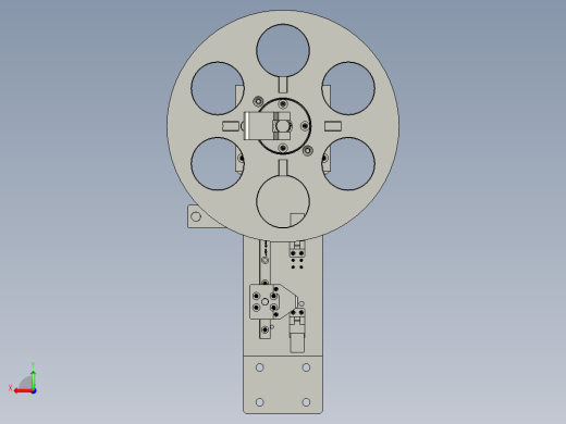 YST-08收隔离纸机构后视缩略图