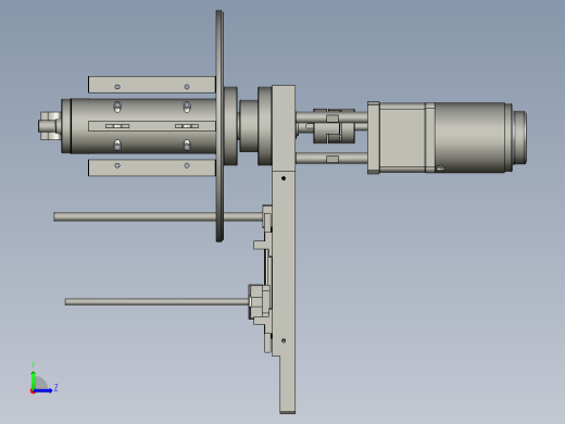 YST-08收隔离纸机构左视缩略图