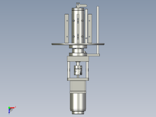 YST-08收隔离纸机构俯视缩略图