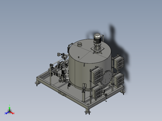 化工高效均匀加热混合搅拌器