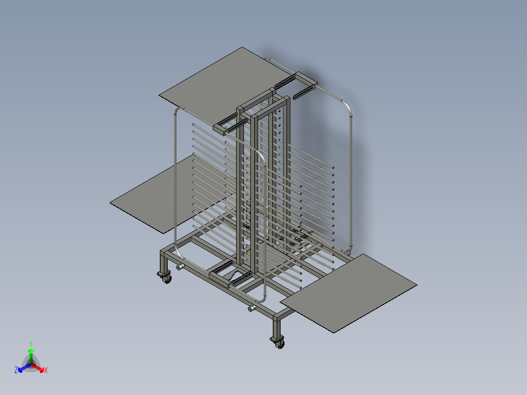面板物料周转车-组件