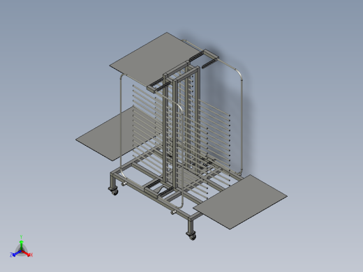 面板物料周转车-组件