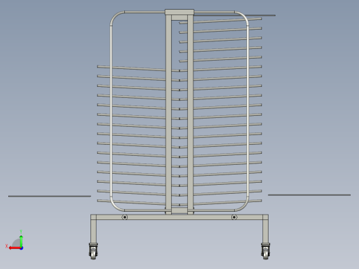 面板物料周转车-组件后视缩略图