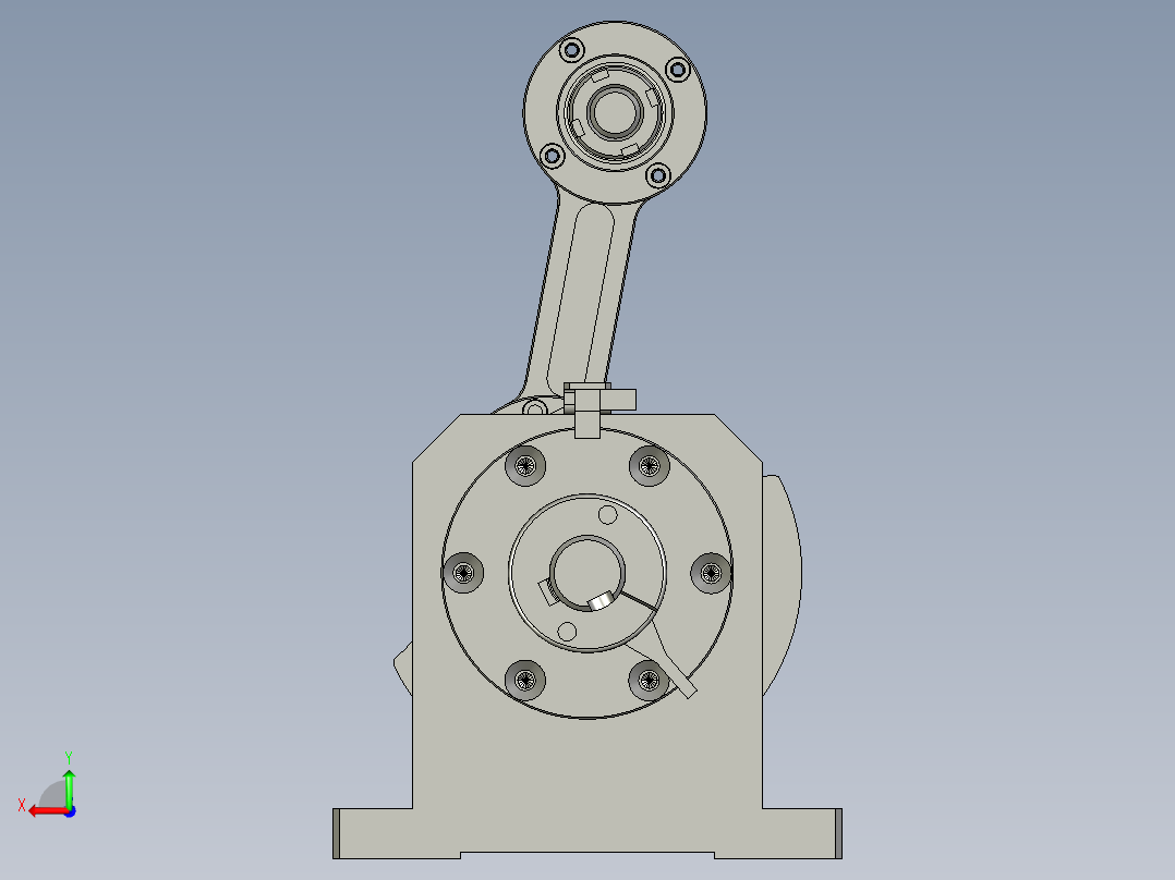 6G-偏心轴座组件后视图