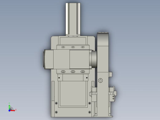 -锯切机构前视缩略图