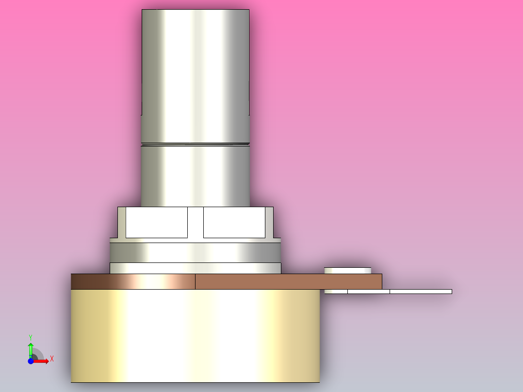 通用电位计前视图