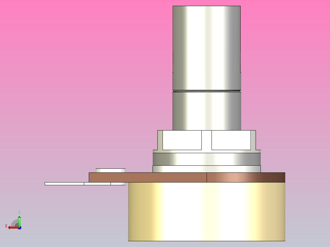 通用电位计后视图