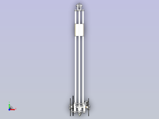 TYUT2015届无碳小车3D图纸模型前视缩略图