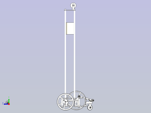 TYUT2015届无碳小车3D图纸模型右视缩略图