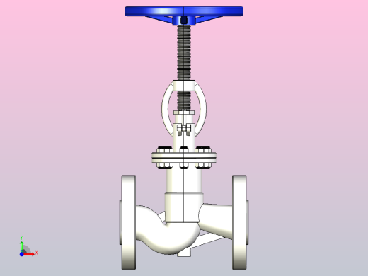 J41W-40R法兰连接截止阀[J41W-40R]DN15前视缩略图
