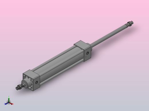 SUD双轴复动型气缸SUD32×160---CS1U