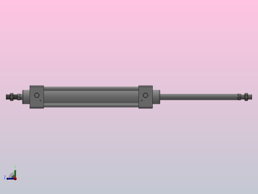 SUD双轴复动型气缸SUD32×160---CS1U右视缩略图