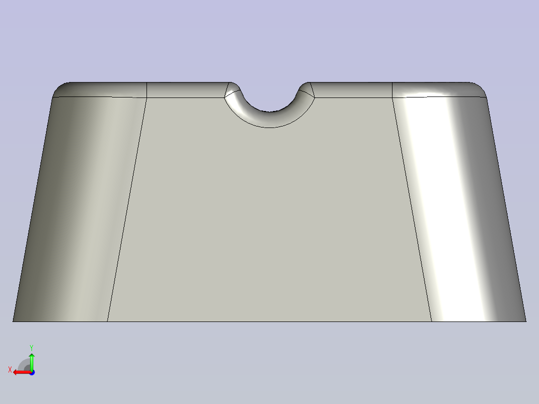 方形烟灰缸后视图