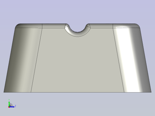 方形烟灰缸左视缩略图