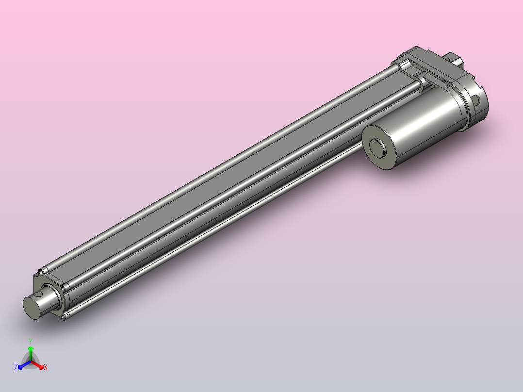 4500N电动推杆(ZJWSN-A)[ZJWSN-A-S400]主视图