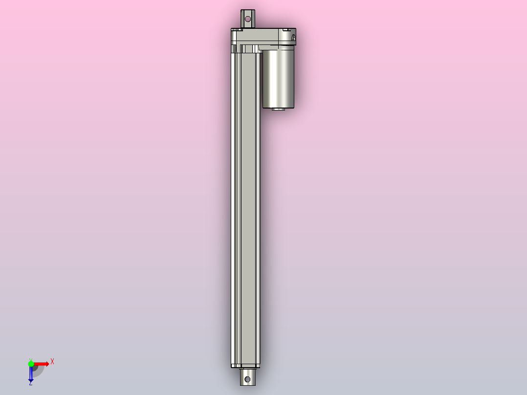 4500N电动推杆(ZJWSN-A)[ZJWSN-A-S400]俯视图