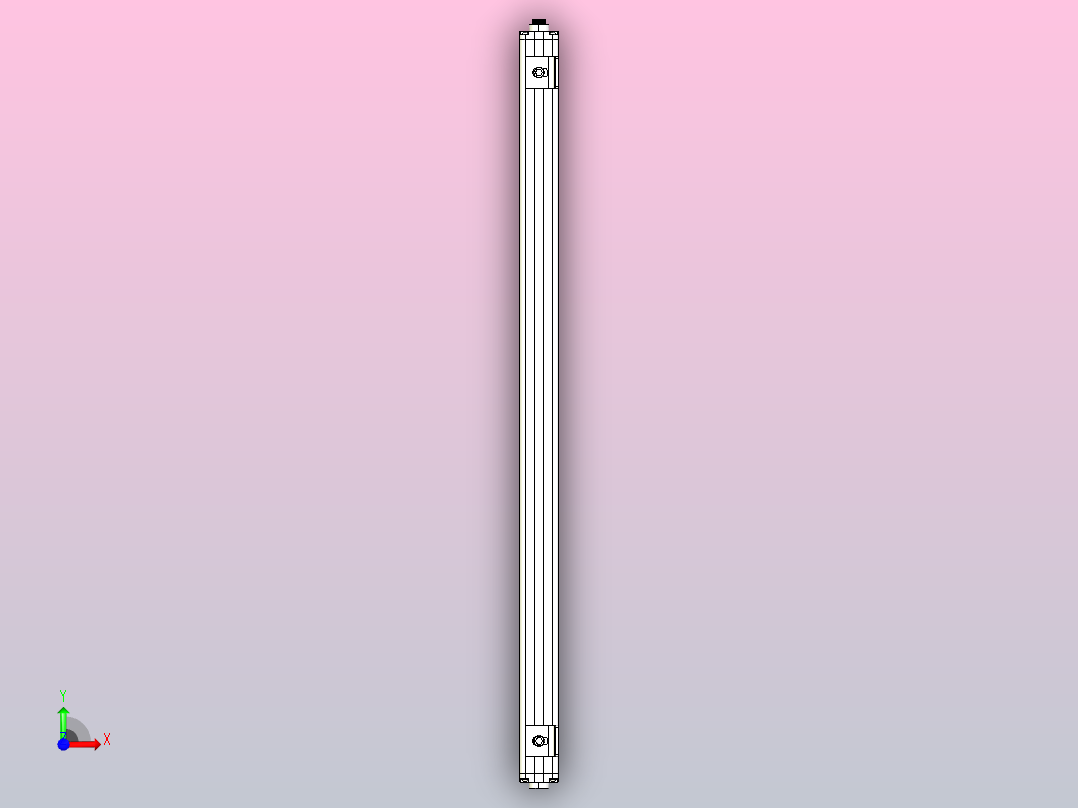 XTG6410安全光栅前视图
