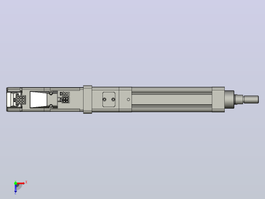轻载电动缸TPA-ESR25-1002C-L50-M-W-P10-C3俯视缩略图