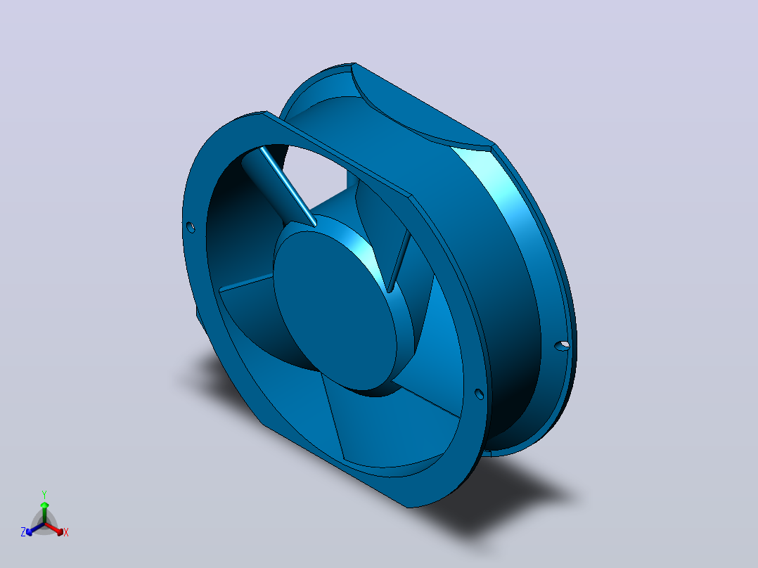 User Library-Cooling Fan_风扇正等轴测图