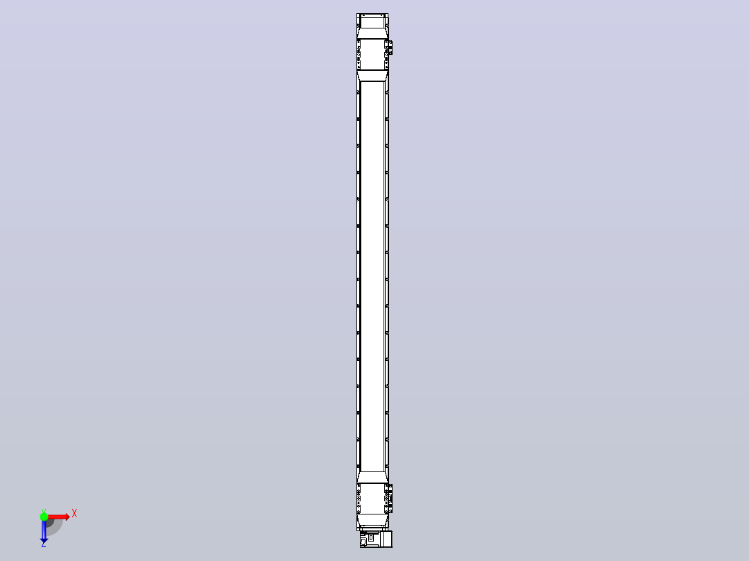 皮带直线轴双滑块型TPA-GCBS-120-P70-L725-RU-M20-N3俯视图