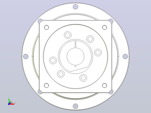 鑫松PD090-L1-P1-19-70-90-M5斜齿行星减速机前视缩略图