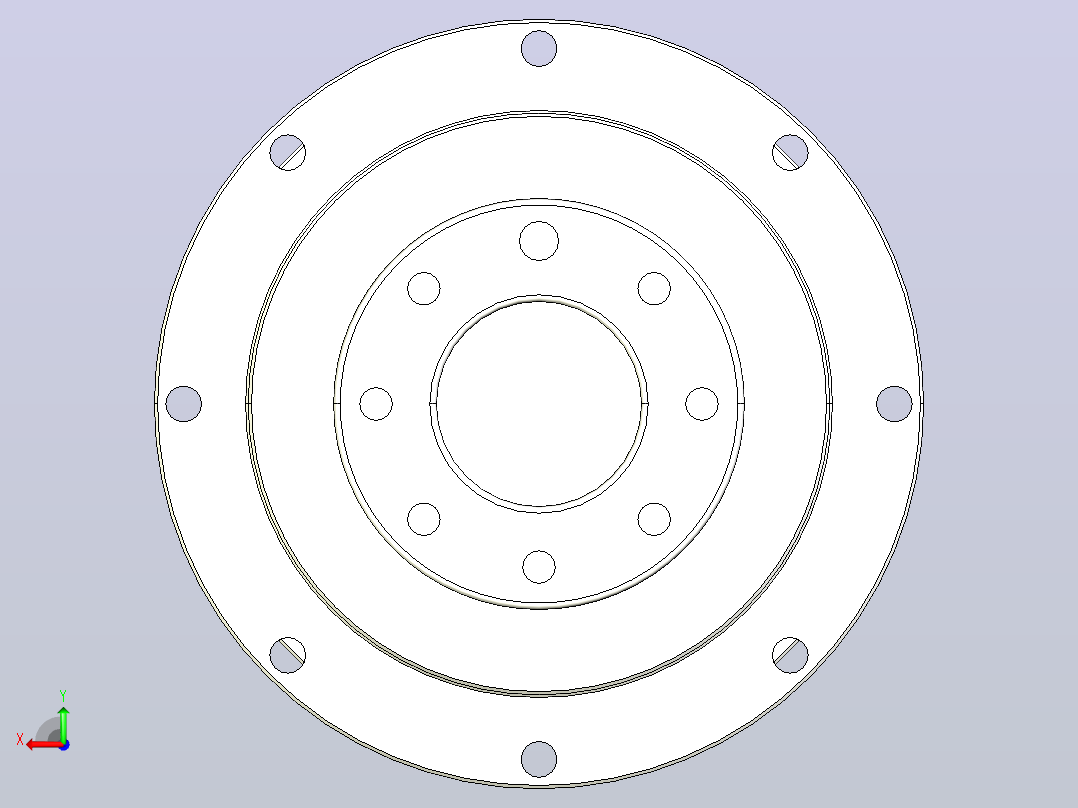 鑫松PD090-L1-P1-19-70-90-M5斜齿行星减速机后视图