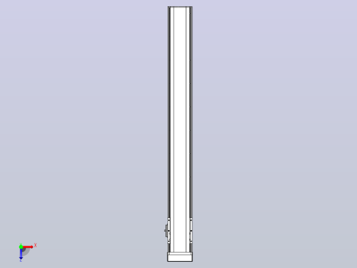 日规模组半封闭丝杆TPA-HNR-105D-1610C-L850-MP-Y-P40-N3俯视缩略图
