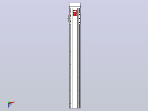 日规模组半封闭丝杆TPA-HNR-85D-1610C-L600-MP-Y-P20-N3俯视缩略图