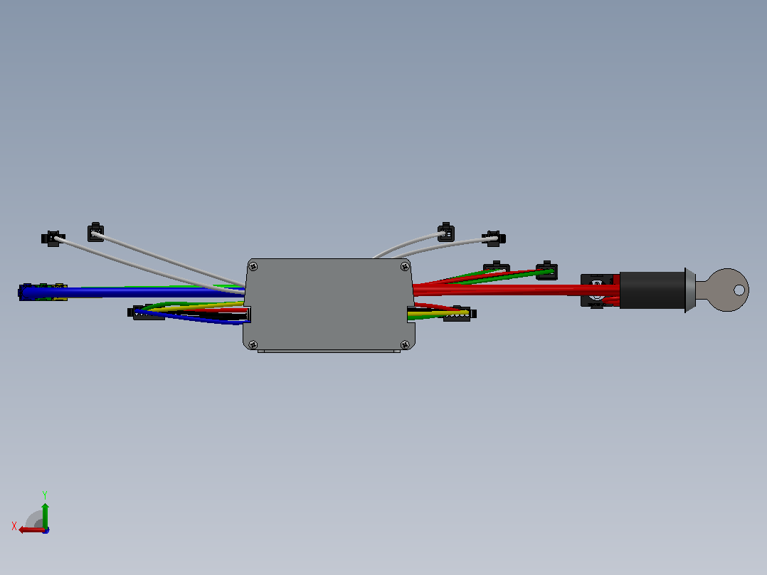 电动车零件EBIKE控制器36至72VDC45A后视图