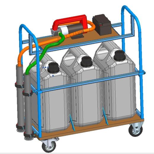 带泵的移动柴油罐推车-3x 30 L +50 Lmin传输系统缩略图