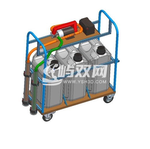 带泵的移动柴油罐推车-3x 30 L +50 Lmin传输系统缩略图