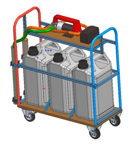带泵的移动柴油罐推车-3x 30 L +50 Lmin传输系统缩略图