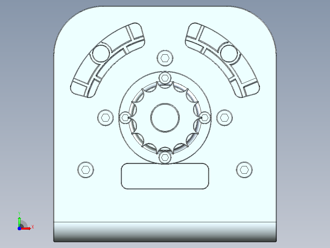 BLDC电机3KW，带支架-3KW BLDC电机，安装电压72v前视图