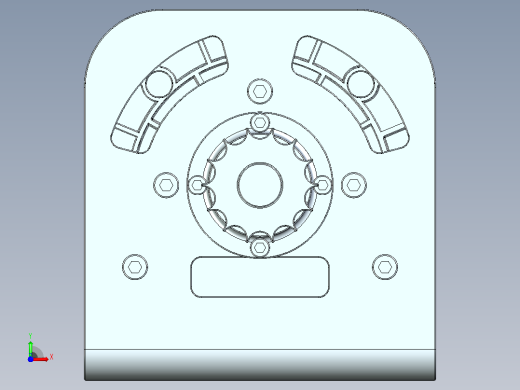 BLDC电机3KW，带支架-3KW BLDC电机，安装电压72v前视缩略图