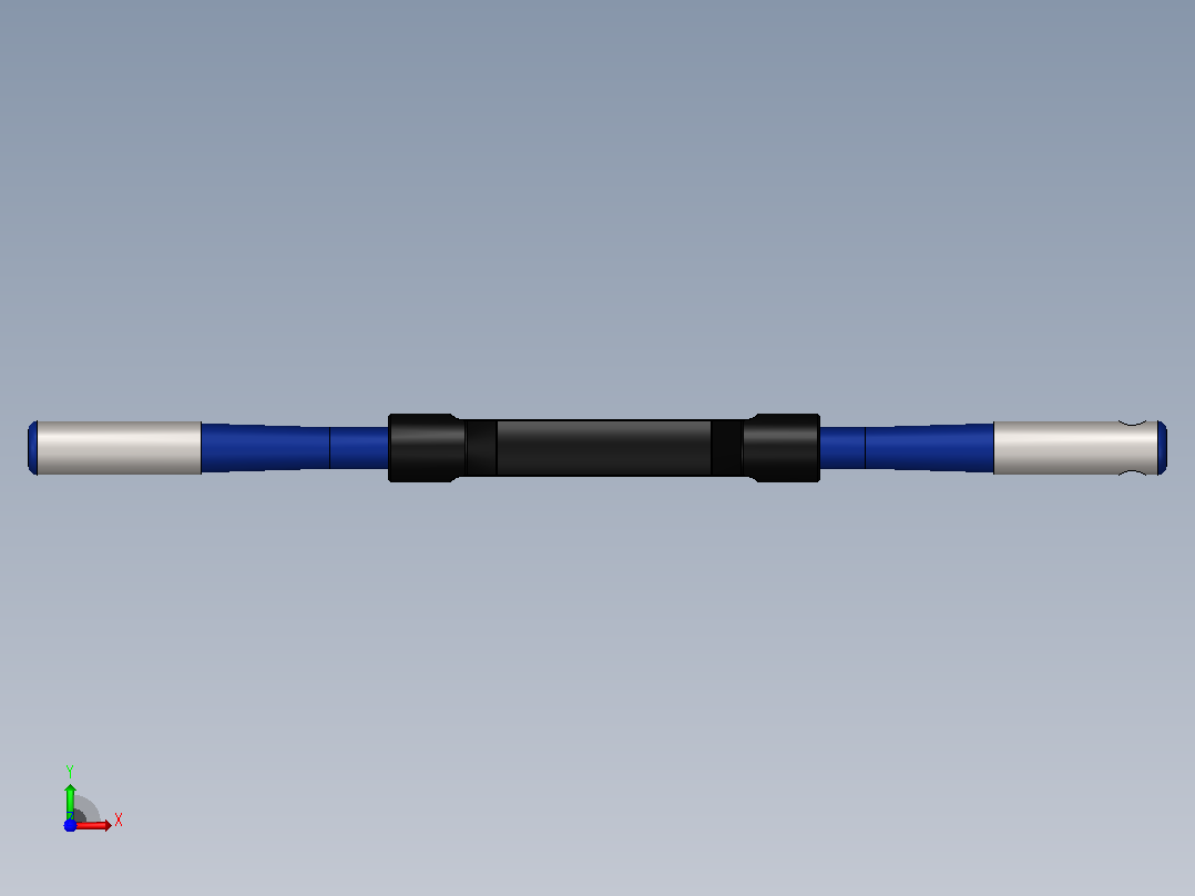 solidworks可调丝锥柄前视图