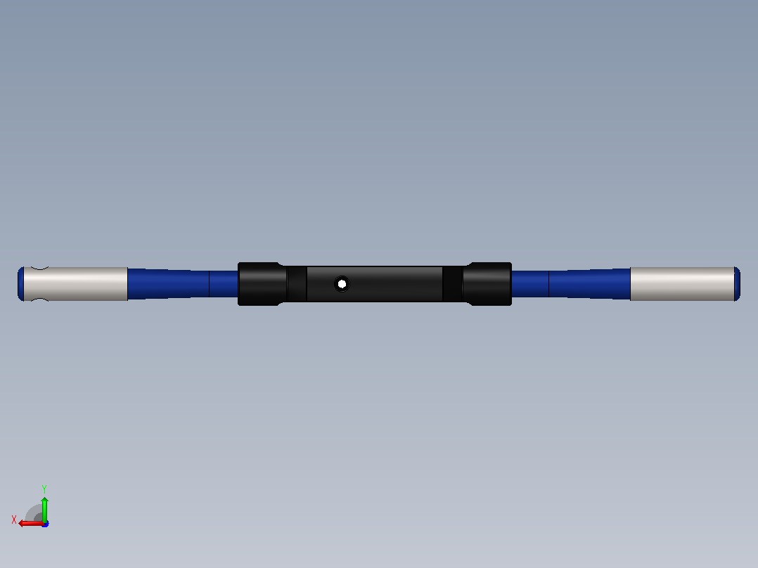 solidworks可调丝锥柄后视图
