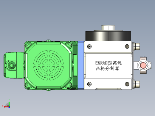 ER-RU45DF英锐凸轮分割器配电机全套3D图档后视缩略图