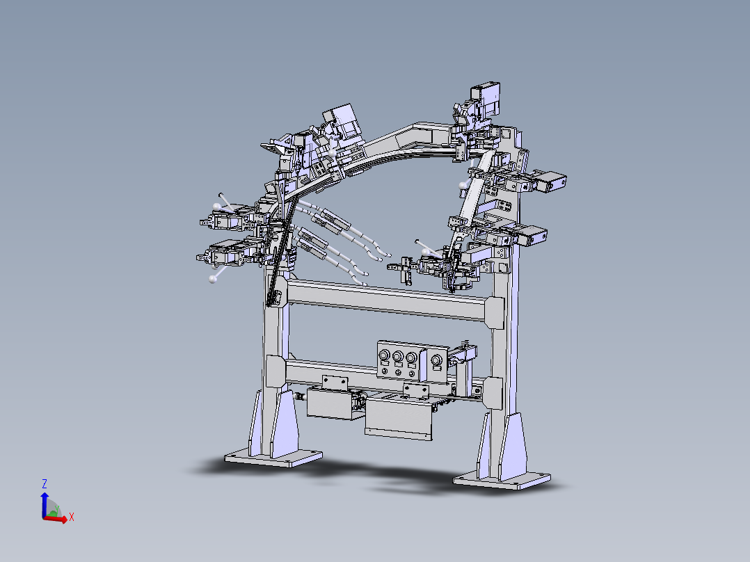 汽车门焊接工装sw20