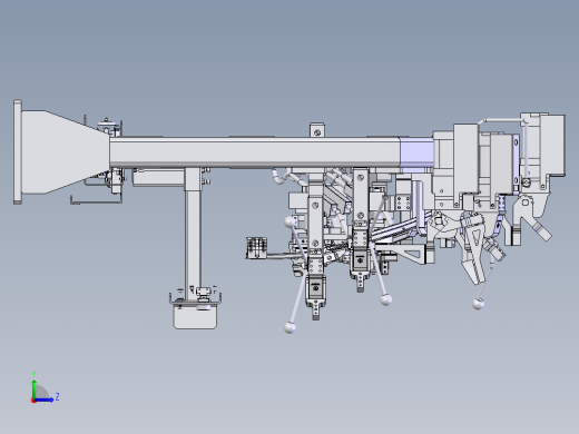 汽车门焊接工装sw20左视缩略图