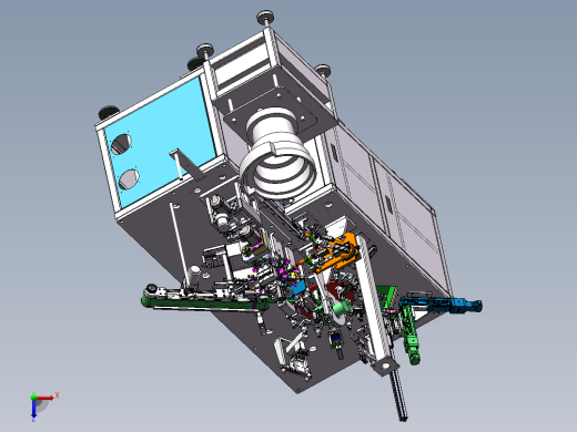 纸管音圈绕线机（含bom工程图）sw18可编辑俯视缩略图